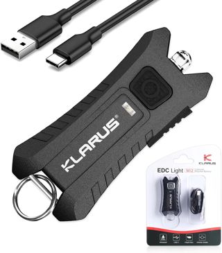 klarus Mi2 Lampe torche porte-clés LED USB C rechargeable 40 lumens Petit porte-clés de poche léger alimenté par batterie Bulid-in