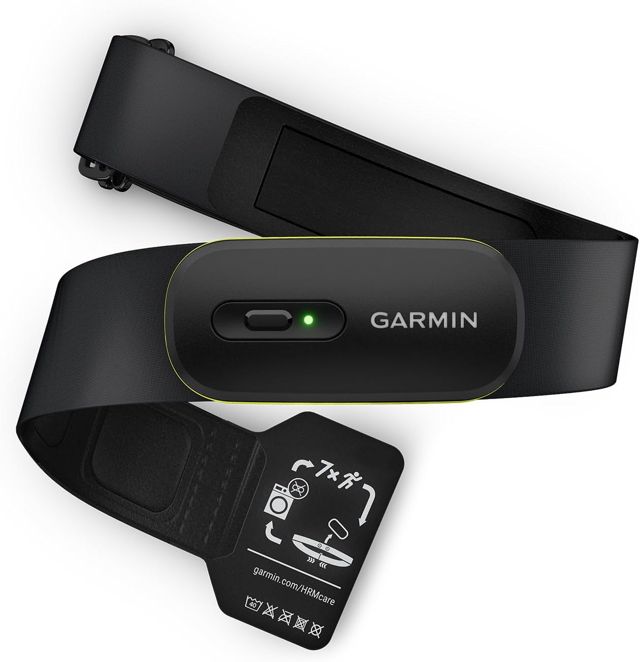 Garmin HRM-600, Moniteur de fréquence Cardiaque Haut de Gamme, VFC, dynamiques de Course, Pas, Calories, Vitesse, Distance, Enregistrement et synchronisation des données sans Montre, Taille M-XL