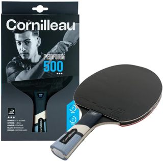 CORNILLEAU - Perform 500 - Raquette de ping Pong d'intérieur pour Jouer en Club All - revêtement ITTF 3 étoiles