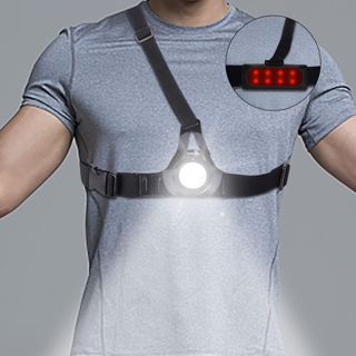 Suptig Running Light, 3 Modes de luminosité, Batterie Au Lithium Rechargeable Intégrée De 2600 mAh, A Une Lumière Rouge sur Le Dos avec La Sécurité, pour Les Coureurs De Nuit