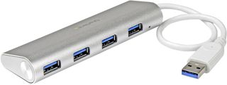 StarTech Hub USB-A 4 Ports 5Gbps, Ethernet GbE, Bus (ST43004UA)