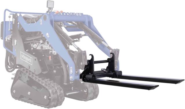 Scheppach Fourche à palette | Pour chargeur compact Scheppach & Woodster