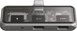 SATECHI Mobile Hub USB C 3-en-1, microSD, HDMI, 100W, 10Gbps