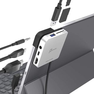 j5create Hub USB C- Station d'accueil de voyage 6-en-1 Pour iPad