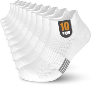 Libella 10 Paires Chaussettes Sport Homme Femme Basses Socquettes Coton