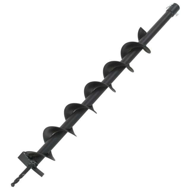 Mèche Jardin Tarière, Foret de Jardinage Tarière pour Perceuse Mèche de Forage Outil de Plantation Acier 80 mm