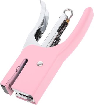 Artibetter Agrafeuse Métallique Rose Compacte pour Lettres et Menus, Solide et Polyvalente, pour Bureau ou Voyage Design Élégant et Style Vibrant