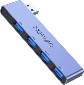 MOSWAG Hub USB 3.0 4 Ports Multiport Adaptateur USB 5Gbps Multi USB Mini