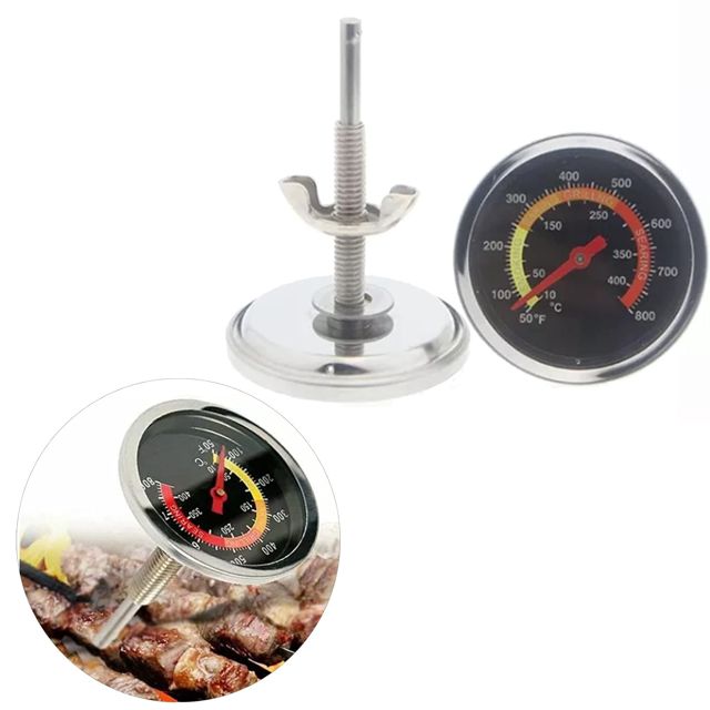 Thermomètre de Four à Cadran, Sonde Bimétallique pour Cuisine