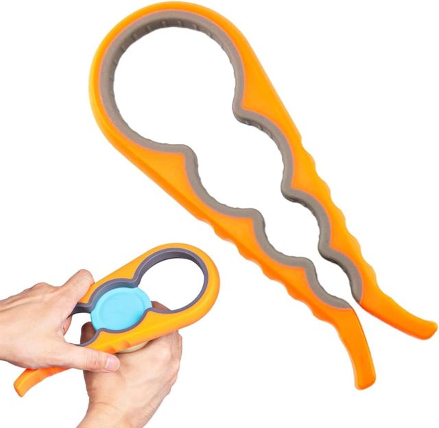 SULIUDAJI Ouvre Bocal Ouvre Bouteilles Ouvre Bouteille Multifonctionnelle Ouvre Boîte Manuel En Plastique Ouvre Boîte Pour Boîtes Et Bouteilles Dévisser Les Bouchons Domestiques Professionnels