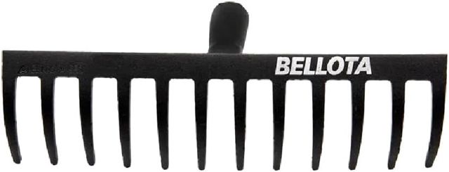 Bellota 951-14 - Râteau de Jardin avec 14 Dents - Tête en Acier - Râteau à Usage Moyen pour le Jardinage - Manche Non Inclus