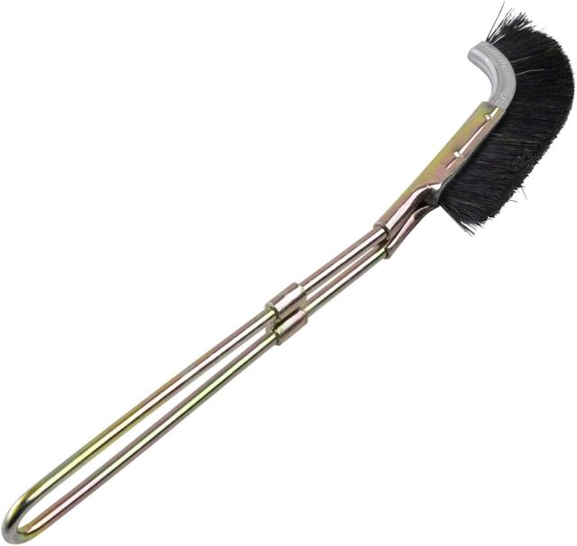 Wazakura Brosse Bonsaï Tête Courbée, Poils de Sanglier, 235 mm