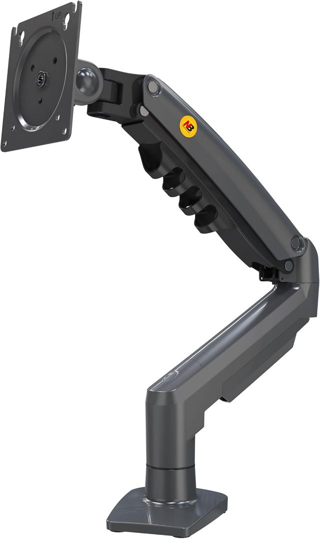 Ergosolid Bras écran 17-32 Pouces, Ressort à gaz, VESA 75/100, Graphite