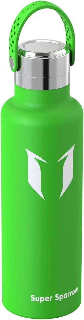 Super Sparrow Gourde Isotherme - 18/10 Ultra Léger Bouteille Isotherme - 350ml, 500ml, 750ml - Gourde INOX Bouche Standard - Gourde Enfant sans BPA, pour Sport, Voyages, L'école, Bureau, Maison