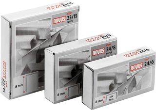 NOVUS perforateur pour NOVUS agrafes 24/6 24/6 DIN Super fil en acier galvanisé