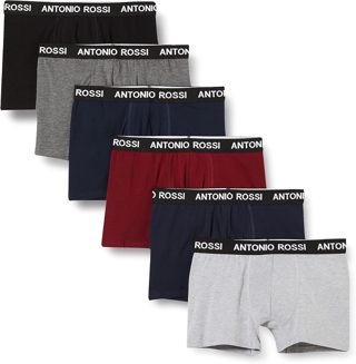 Antonio Rossi Antonio Rossi (Lot de 3/6) Boxers Ajustés pour Hommes Boxer à Bretelles ajustées Homme (Lot de 1)