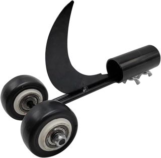 Terre Jardin Désherbeur manuel terrasse sur roues acier noir compatible