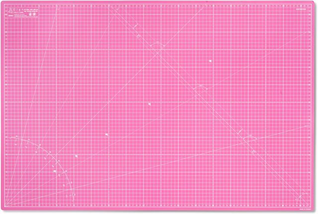 Elan Tapis de Découpe A3 Rose, Planche à Découper 30x44 cm à 5 Couches