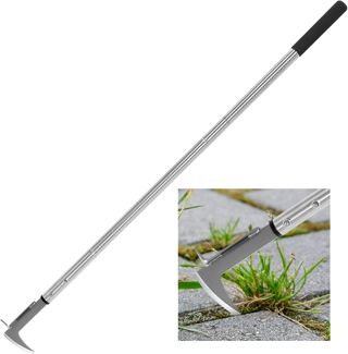 Couteau désherbeur Manuel,désherbeur à Manche Long,138-105-69cm réglable,Outil Désherbage pour Jardin，désherbeur Ergonomique