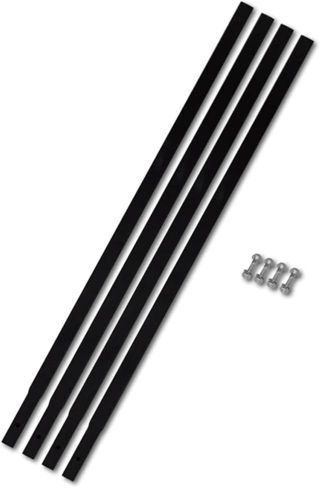Solivagant Tube d'extension de tarière de Sol 4x1 m Raccord de Tube Acier,(5.45 KG)