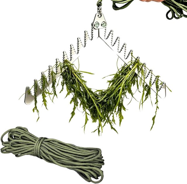 Coupe-Herbes Aquatique,Attrape-Pliable À Griffes Dentelées | Outils De Nettoyage pour Étang avec Corde De 20 m,pour Milieu Aquatique, Quai, Canal, Rivage, Plage, Paysage, Pêcheurs,
