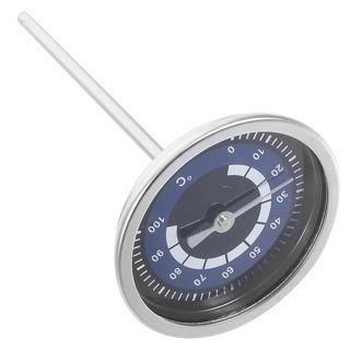 Amosfun Thermomètre à Cadran Précis pour Bouilloire Électrique en Acier Inoxydable, Petit Thermomètre Cuisine, Accessoire Compatible pour Bouilloire et Cafetière, pour Contrôle
