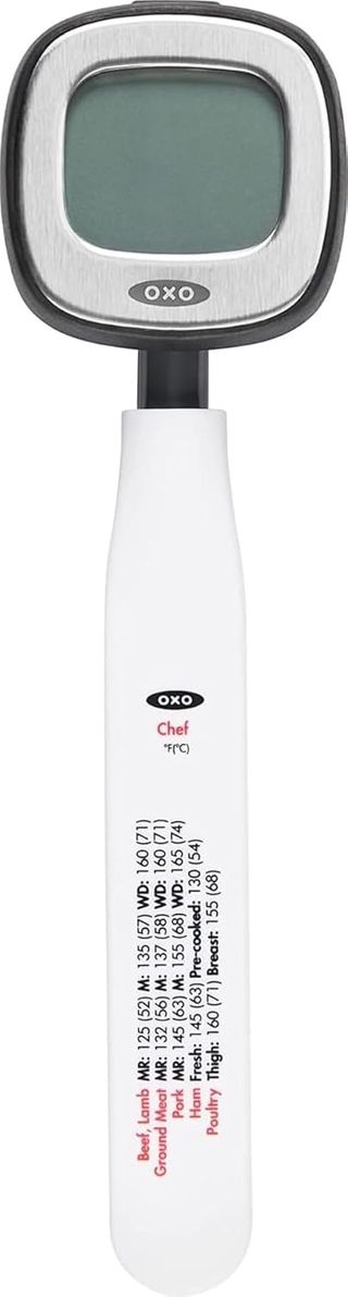 OXO 11181400 Thermomètre Plastique Noir 18 x 4,5 x 2 cm