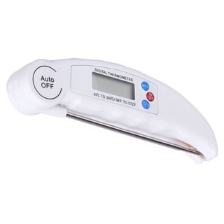 Alipis Thermomètre Pliable Sonde en Acier Inoxydable pour Barbecue Cuisine Large Plage de Température Facile à Lire et pour Cuisson de Viande et Pâtisserie Pâtisserie