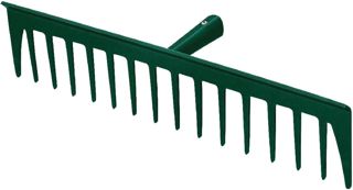 Leborgne Râteau Batipro Forgé 16 Dents Droites 46 cm sans Manche Acier