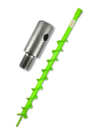 WERHE Tarière 50 mm avec M14 Adaptateur, Acier avec Lames Carbure, 80 cm