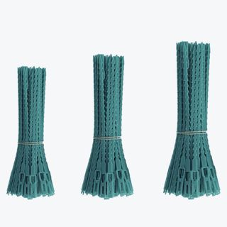 Lot de 150 Attaches Plantes Réglables Antivents -Support Tomate, Attache Plante et Serre-Câble Polyvalent - pour Vergers, Potagers et Jardins - 3 Tailles (23cm, 17cm, 13cm en Vert Foncé)​