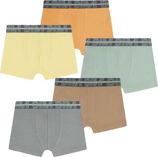Dim Ecodim Coton Stretch Coloré Garçon X5 Boxer Shorts Garçon (Lot de 5)
