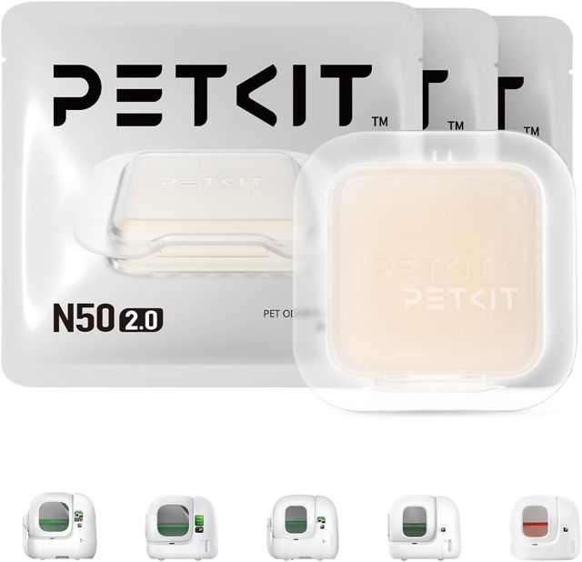 PETKIT PURA MAX PURA MAX 2 Désodorisant Autonettoyant Bac à litière, Parfum Longue Durée, Haute Sécurité, Non Irritant, Utilisation Durable (3 paquets)
