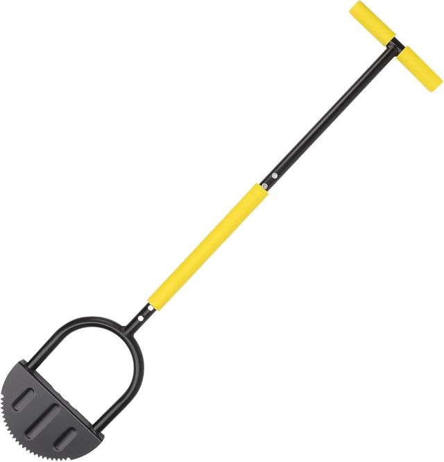 8 Dents Rateau de Désherbage, 157cm Rateau Jardin à Long Manche en Acier Inoxydable, Outil pour Enlever Les Mauvaises Herbes Sarcloir a Main avec Manche, Outils de Jardinage pour Cour, Pelouse (D)
