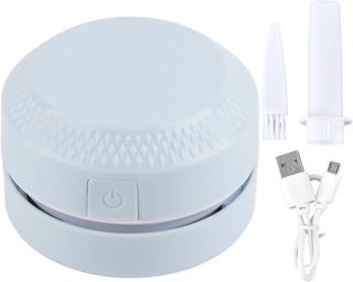 D é poussi é reur de bureau nettoyeur de poussi è re de Table chargeur USB (Bleue)