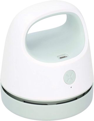 Mini Outil de Nettoyage électrique à Forte Aspiration, Collecteur de Poussière Portable, Mini Nettoyeur de Bureau à Lame en Spirale Carnival 2 Niveaux Réglables, Chargement USB à