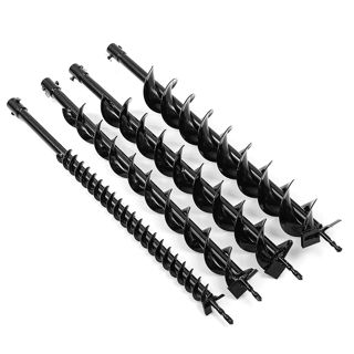 Perceuse à la terre de 800mm Dual Blade Foret Foret Boreuse de foreuse pour Earth Post-Post Trou Digger Outil Power Tool Accessoires 40/60 / 80 / 100mm Gaodpz (Hole Diameter : 80mm)