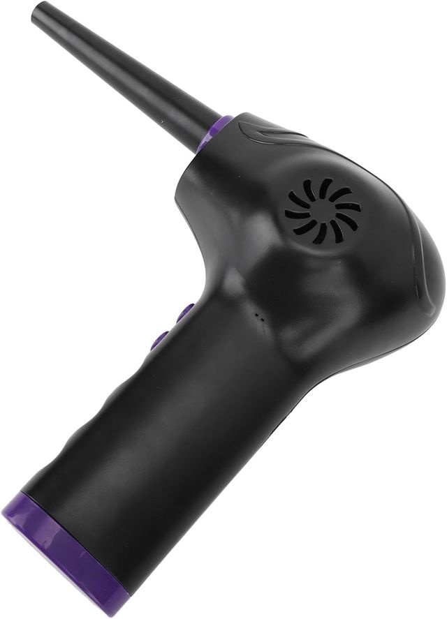 Nettoyeur de Clavier Portable et Rechargeable, Plumeau D'air, avec 5 Buses et Lumière, Souffleur de Poussière Puissant pour la Maison, le Bureau et la Voiture