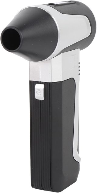 Souffleur de Poussière à Grande Vitesse, Ventilateur Violent pour Un Nettoyage en Profondeur, pour la Maison, Le Bureau et la Voiture, 3 Brosses à Buses, Portable, 130 000 TR/Min, Blanc