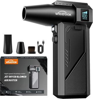 WHATOOK Souffleur Air Comprimé, 250000 TR/Min, Affichage LED