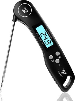 DOQAUS Thermometre Cuisine à Lecture Instantanée 3s, Sonde pliable (Noir)