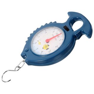 Balance à Bagages 10kg en Métal, Forme Poisson, Poignée Ergonomique