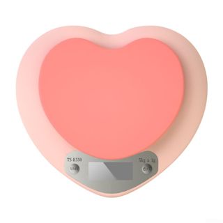 Balance de cuisine électronique mignonne 5 kg précision en forme de cœur rose LCD balance de cuisine numérique pour cuisine et pâtisserie