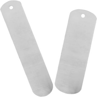 OUNONA 2 Pièces Planche à Chaussettes Droite Vierge en Métal Argenté