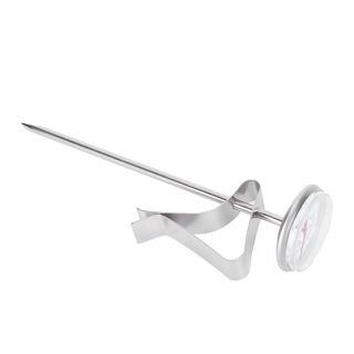 Haofy Thermomètre à Mousse de café en Acier Inoxydable, Pointeur de Température pour Bonbons de Cuisine et Friture -10 ℃-110 ℃, Jauge à Cadran pour Mousse de Lait