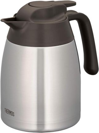 Thermos THV Bouteille Isotherme, 1,0 L, Acier Inoxydable, 12,5 x 16,5 x 16,5 cm