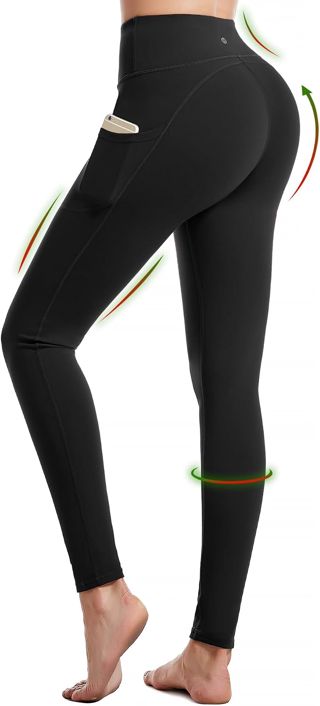 CAMBIVO Legging Femme Sport Taille Haute Fitness Running Yoga