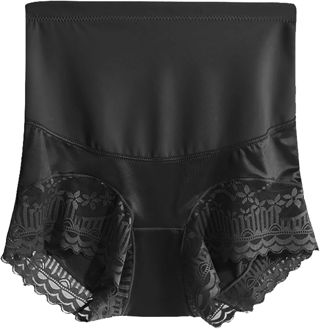 Culotte Dim Femme 34 Taille Haute Hanche sous-vêtements Femme Post-Partum Forme pour collecter Petit Ventre Graisse MM Grande Taille Dentelle Forte Ventre Pantalon été Mince Culotte Dim Femme 34