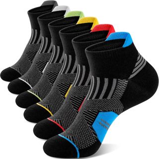 Niofind Chaussettes Homme, Chaussettes Basses Courte Homme Femme, Lot de 6/12 Paires Soquettes Homme Sport, chaussettes coton Respirant et Anti-transpiration pour Running, Travail, Randonnées