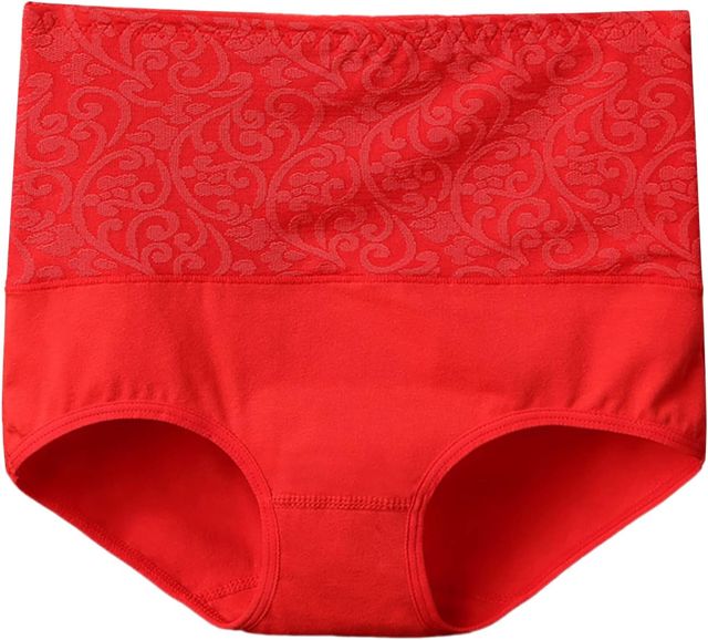 sous-vêtement Taille Haute en Coton de Couleur Unie pour Femmes Jup? Culotte Femme Grande Taille Dim Femme Boxer